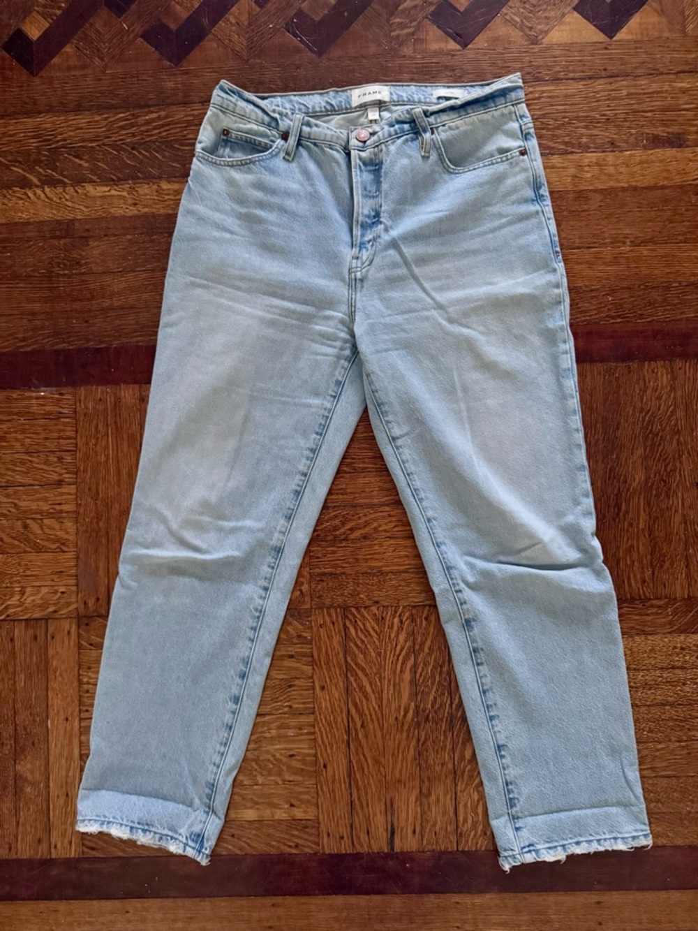 Frame Le Mec Women's High-Rise Straight Jeans